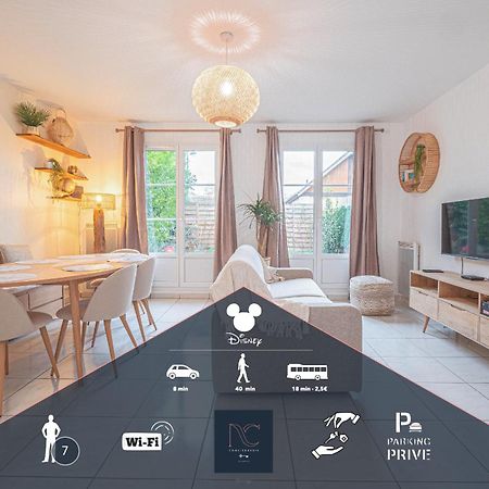 *Disneyland-Paris* 7Pers, Wifi, Parking Bailly-Romainvilliers Buitenkant foto